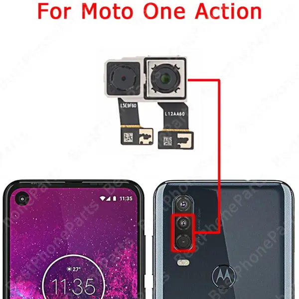 Motorola Moto One Series Rear Camera Module Replacement - Image 5