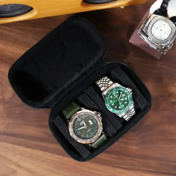 Elegant Watch Organizer and Travel Case - Image 3