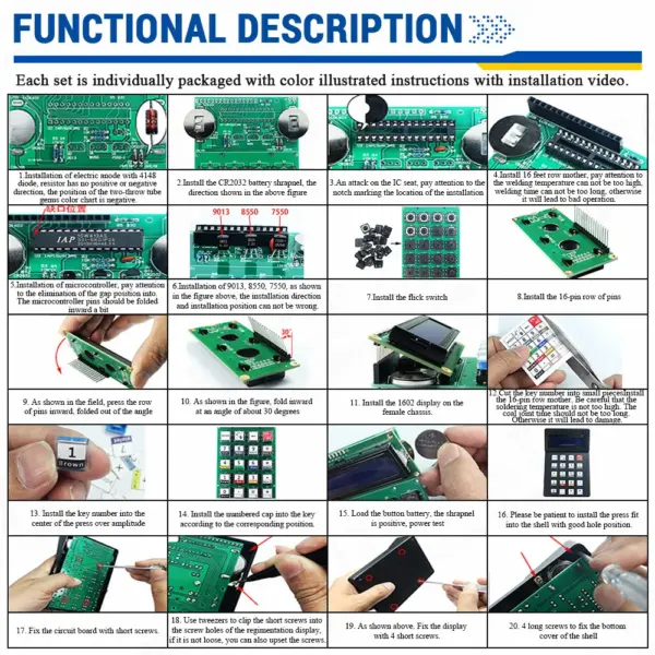 DIY Electronic Calculator Kit with LCD1062 Display - Image 5