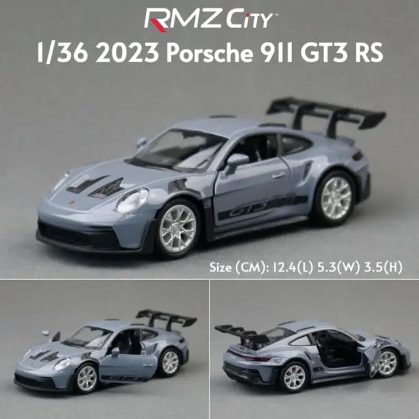 Diecast Porsche 911 GT3 1/36 Model Car - Image 8