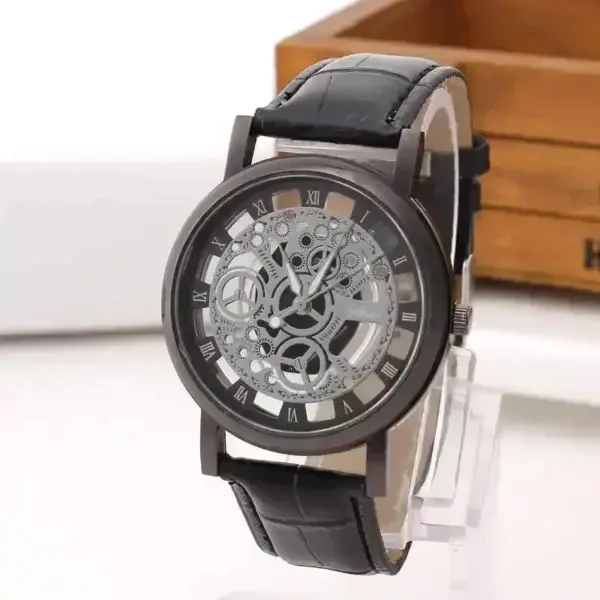 Men's Quartz Hollow Dial Watch D0H66EN - Image 7