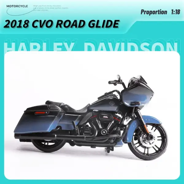 Maisto 1:18 Harley-Davidson Motorcycle Model - Image 5
