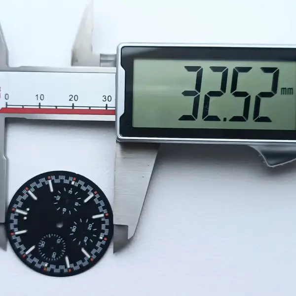 VK63 Watch Hands with Luminous Green Glow for Quartz Movements - Image 4