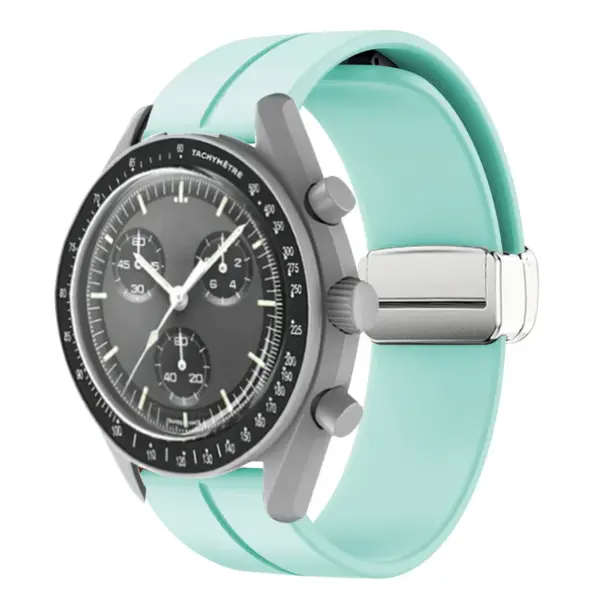 Silicone Strap for Omega MoonSwatch Planet Watch - Image 17