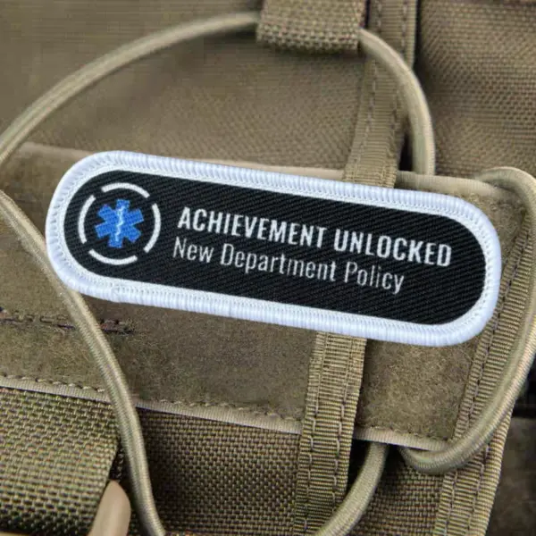 Achievement Unlocked Military Patch Hook&Loop Badge - Image 5