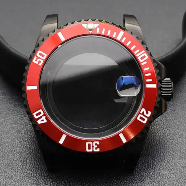 GMT 40.5MM Bidirectional Sapphire Watch Case for NH34 NH35 - Image 60