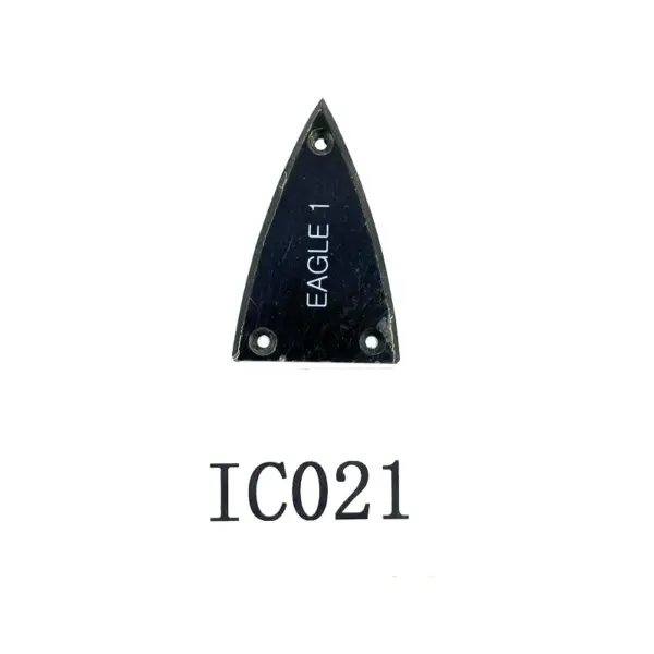 Korean BcRich Guitar Trussrod Cover Black - Image 3