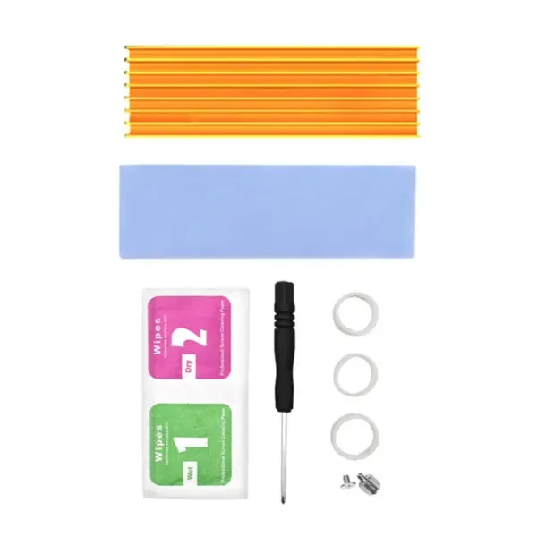 Aluminum M.2 NVMe SSD Heatsink 70x22x6mm - Image 7