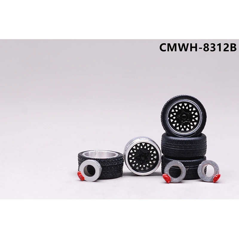 CM Model 1/64 Alloy Wheel & Tire Set for Model Cars 36 CM Model 1/64 Alloy Wheel & Tire Set for Model Cars - Image 36