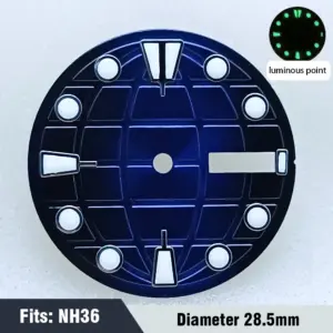 Men's Watch Dial NH35Nh36 Luminous Sterile Model 169 S09c3d4e055aa4ed3a964560d41a7dd0a0