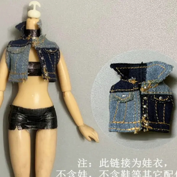 Doll Clothes Fur Top Coat for 11.5-inch Dolls - Image 12