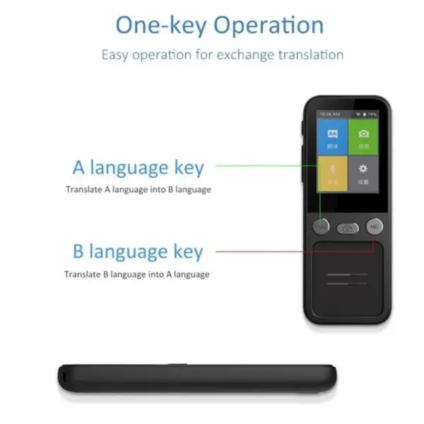 Portable T16 Voice Translator with Offline Support - Image 3