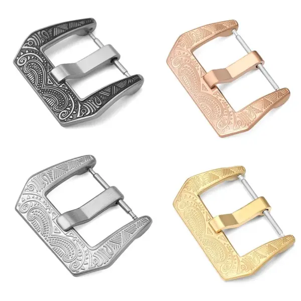 Vintage Metal Watchband Buckle for 18/20/22mm Straps - Image 2