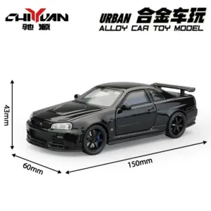 1:32 Nissan GTR-R34 Diecast Model Car 15 S0a87bc4e07814e7ab558f47bf1bb3212j