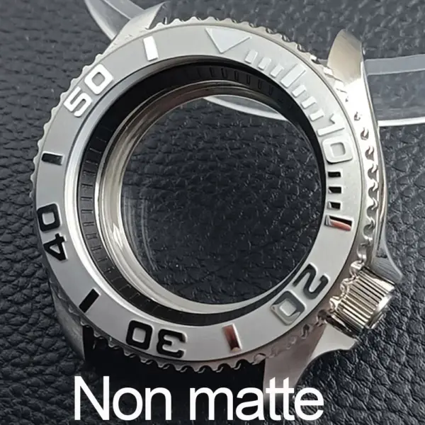 41.5mm Sapphire Crystal Watch Case for NH 35/36 Black Matte Finish - Image 52