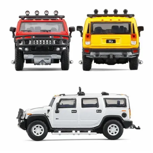 1/64 Hummer H2 SUV Diecast Model Toy Car - Image 3