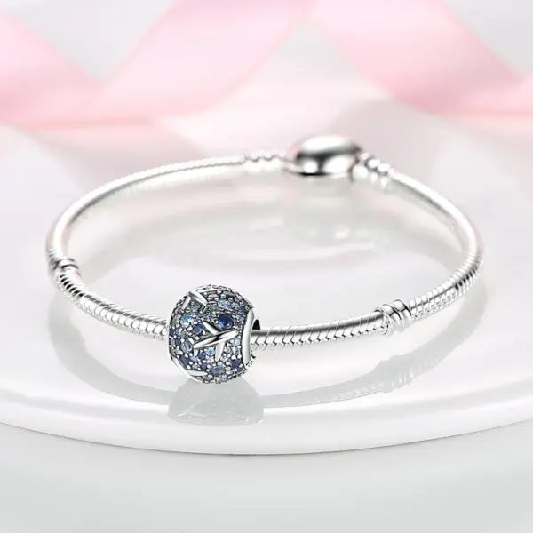 Travel Rome Paris Plane Charm for Jewelry - Image 6
