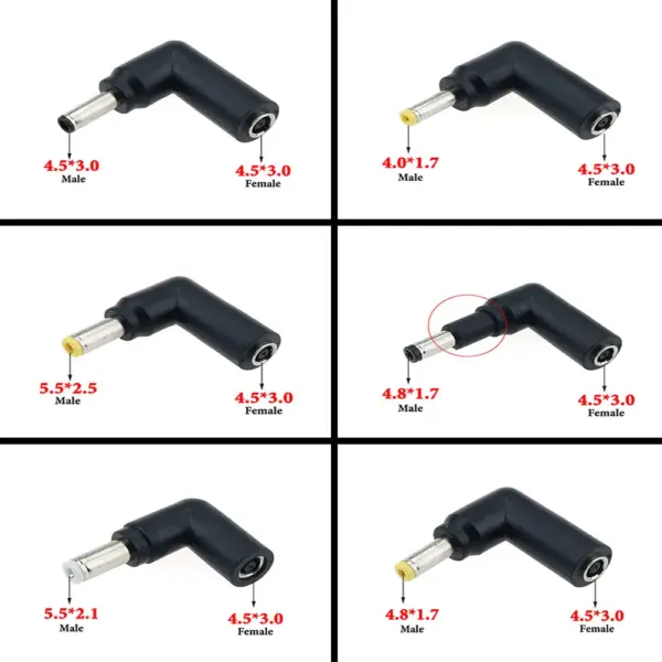 DC Laptop Power Adapter Converter 4.0*1.7 to 5.5*2.5 - Image 2