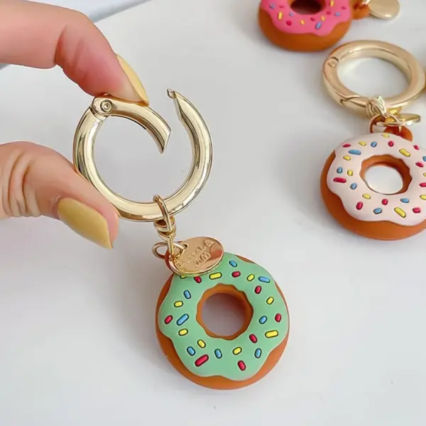 Cartoon Donut Silicone Case for Apple Airtag Only - Image 6