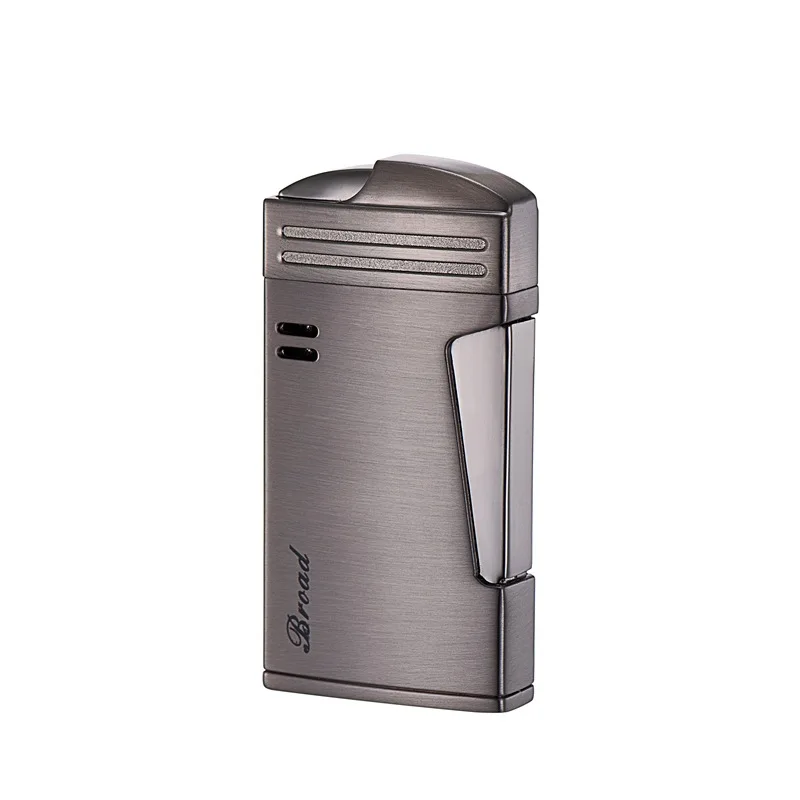 Windproof Metal Cigar Lighter Jet Torch Gas Flames 4 Windproof Metal Cigar Lighter Jet Torch Gas Flames - Image 4