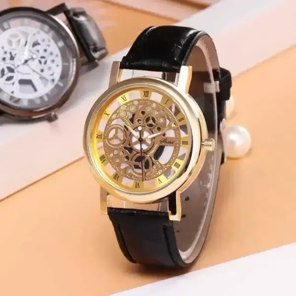 Men's Quartz Hollow Dial Watch D0H66EN - Image 2