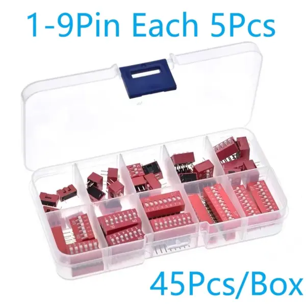 8-Way DIP Switch Kit in Box 2.54mm Toggle Switches - Image 10