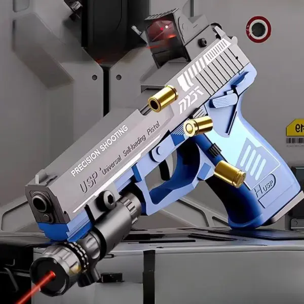 Csnoobs USP Pistol Toy Gun with Laser Shell Launcher - Image 3