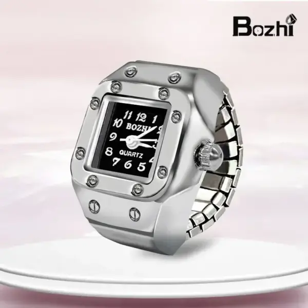 Vintage Punk Quartz Finger Watch Ring for Men Women - Image 7