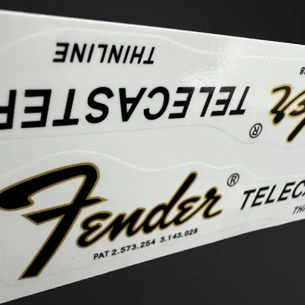 Water Slide Guitar Logo Decal Set for TL Thinline - Image 2