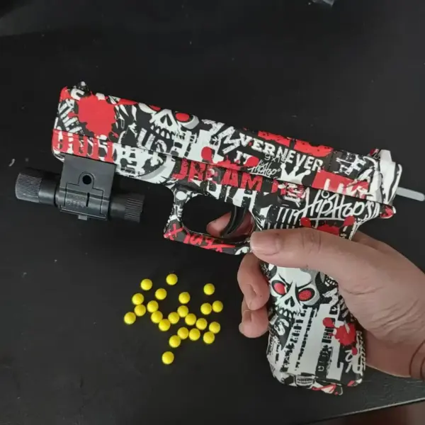 Manual Soft Bullet G17 Foam Toy Gun - Image 7
