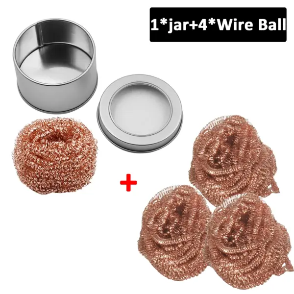 Copper Wire Soldering Iron Tip Cleaner Ball - Image 7