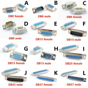 RS232 DB D-Sub Connector for Serial Port