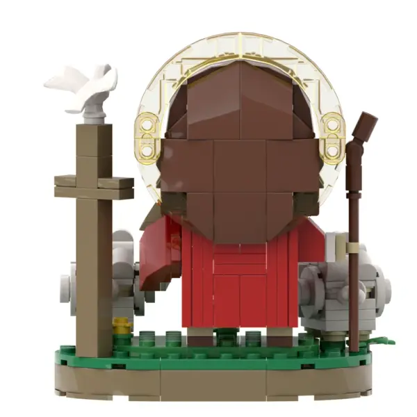 Christian Shepherd Jesus Cross Building Blocks Set - Image 3