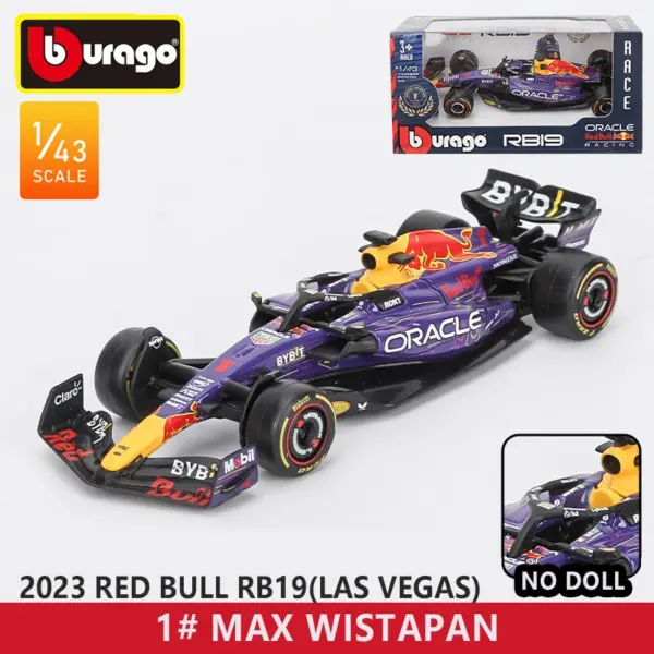 Bburago 1:43 Red Bull RB19 F1 Die-Cast Model - Image 15