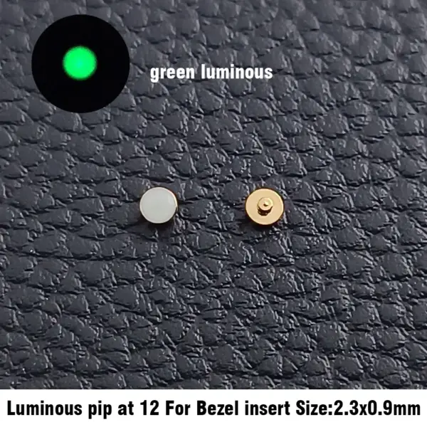 Luminous Pip at 12 for Seiko/ SUB Ceramic Bezel - Image 6