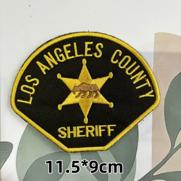 US SHERIFF Tactical Patch With Hook&Loop Badge - Image 6