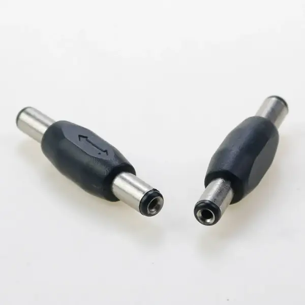 Dual Female to Male DC Adapter Jack for Panel Mount - Image 2