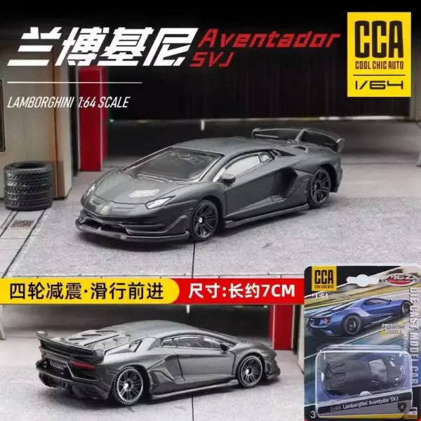 CCA 1/64 Amarok Pickup and Huracan Diecast Model Cars - Image 3