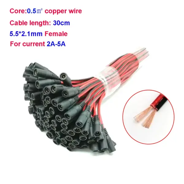 5521 5525 DC Power Cable for CCTV Cameras - Image 12