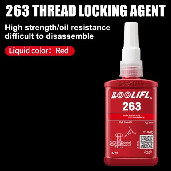 LOOLIFL 263 Red High Strength Threadlocker - Image 4