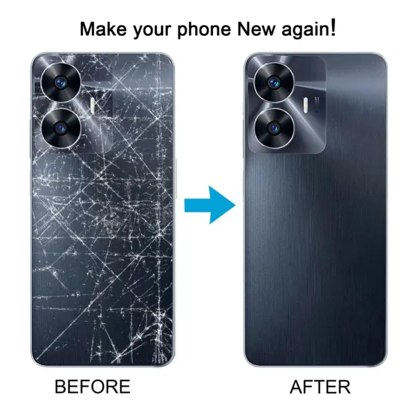 Realme C55 Battery Back Cover with Camera Lens Integrity - Image 6