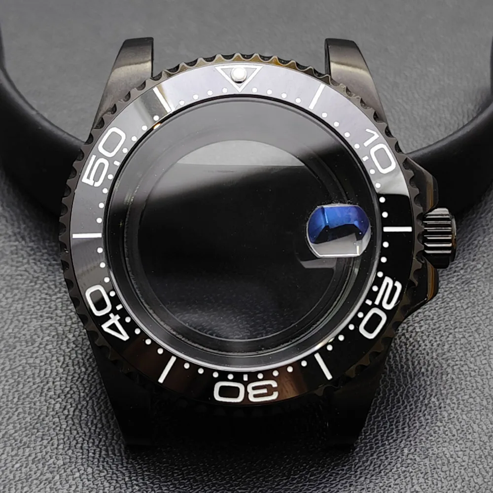 GMT 40.5mm Bidirectional Sapphire Watch Case for NH34/NH35 15 GMT 40.5mm Bidirectional Sapphire Watch Case for NH34/NH35 - Image 15