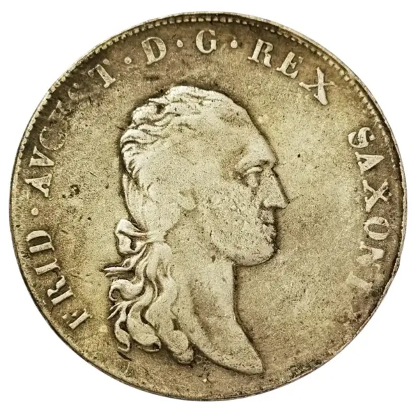 1840 Saxony Conventionsthaler Silver Copy Coin - Image 3