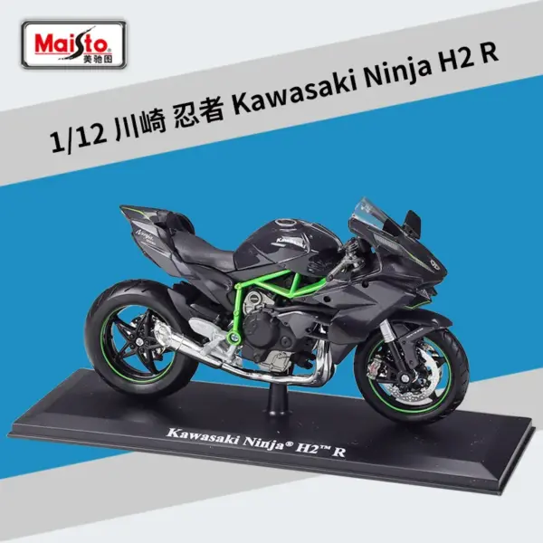 Maisto 1:12 Kawasaki Ninja H2R Diecast Model - Image 7