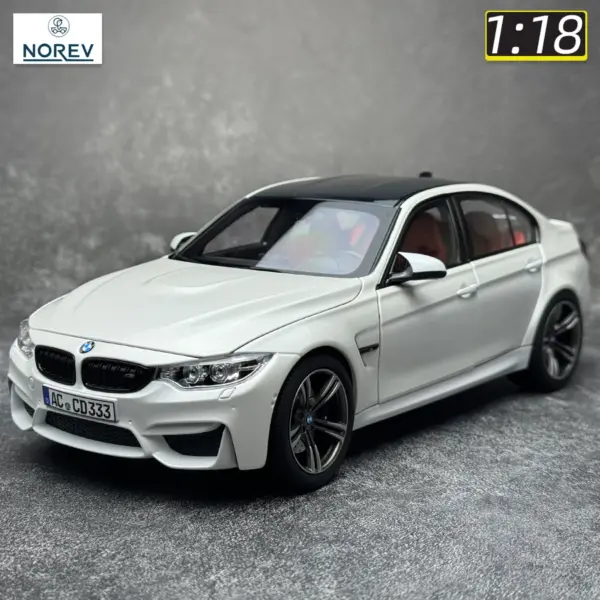 NOREV 1/18 Scale BMW M3 2017 Diecast Model - Image 7