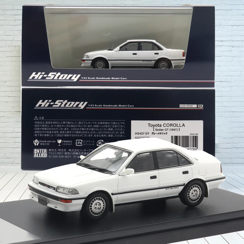 COROLLA Sedan GT 1987 Model Car 1/43 Resin Diecast 6 COROLLA Sedan GT 1987 Model Car 1/43 Resin Diecast - Image 6