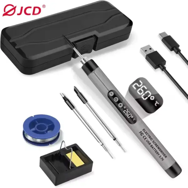 USB-C200L Cordless Digital Soldering Iron with Adjustable Temp - Image 9