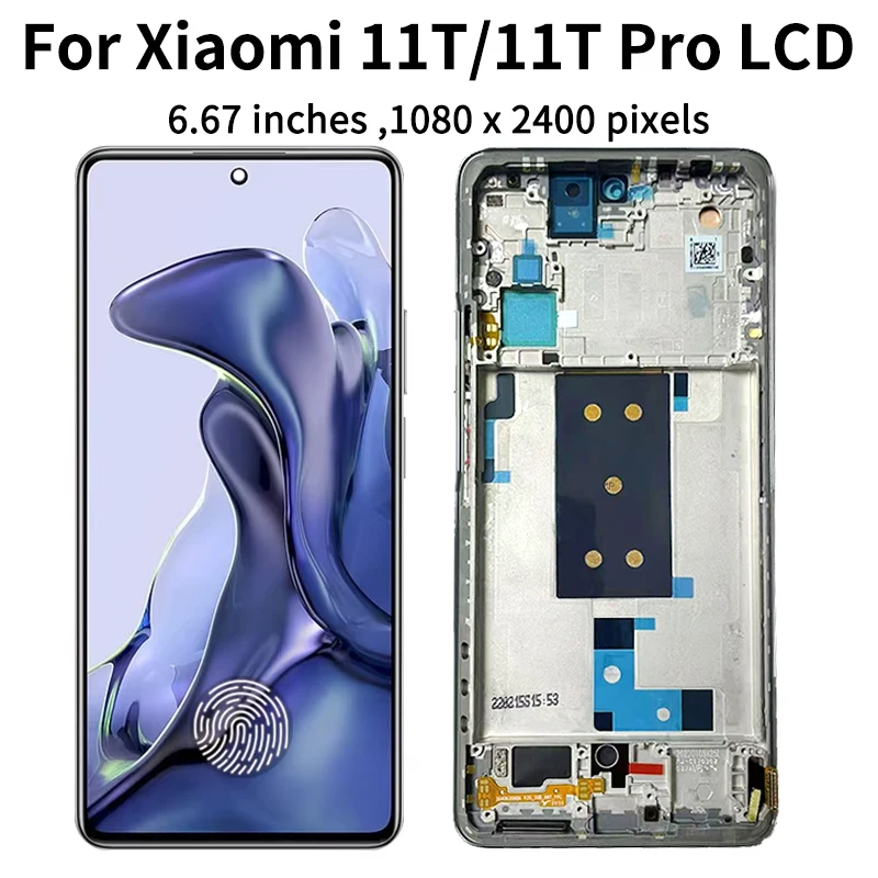 6.67-Inch Xiaomi Mi 11T/11T Pro LCD Replacement Screen 2 6.67-Inch Xiaomi Mi 11T/11T Pro LCD Replacement Screen - Image 2