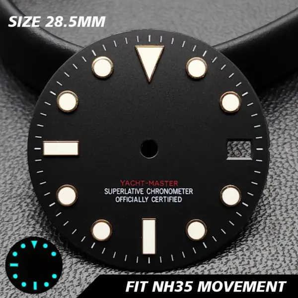 28.5mm GMT Calendar Watch Dial for NH34 NH35 Models - Image 23