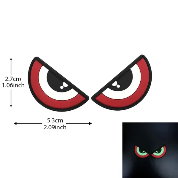 EYES 3D PVC Rubber Badge for Clothing - Image 4
